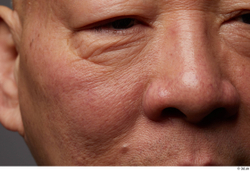 Eye Face Nose Cheek Skin Man Asian Chubby Wrinkles Studio photo references